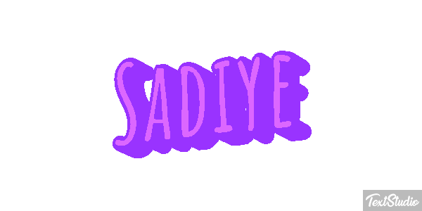 Şadiye Text effect