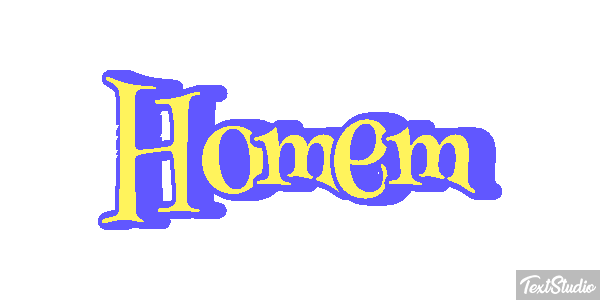 Homem Texteffekt