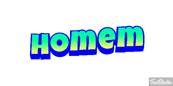 Homem Texteffekt