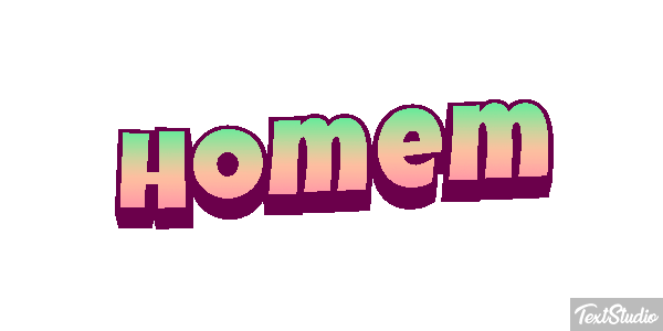 Homem Texteffekt