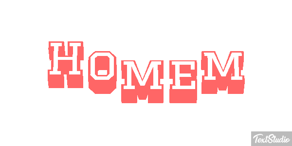 Homem Texteffekt