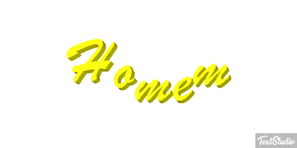 Homem Texteffekt