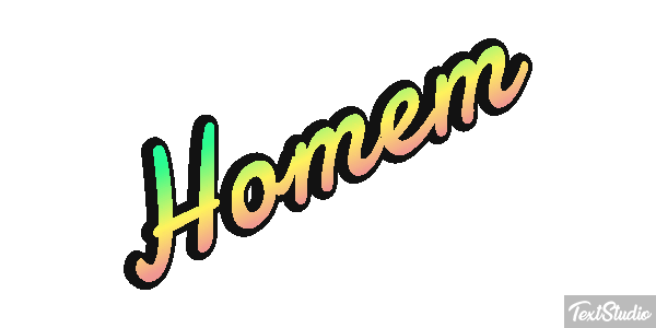 Homem Texteffekt