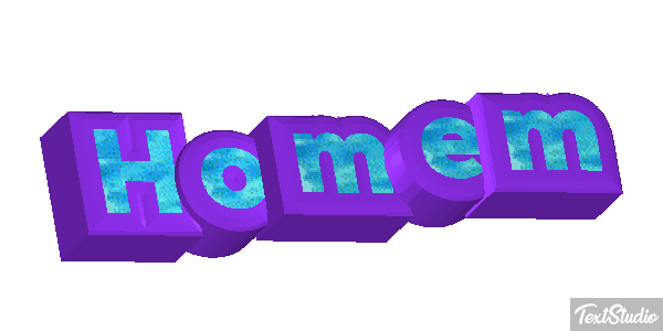 Homem Texteffekt