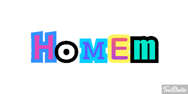 Homem Texteffekt