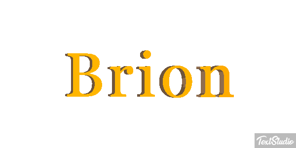 Brion Effetto testo