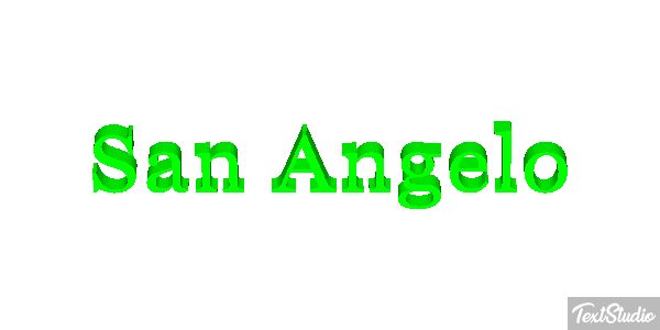 San Angelo Efekt tekstowy