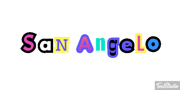 San Angelo Efekt tekstowy