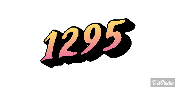 1295 Text effect