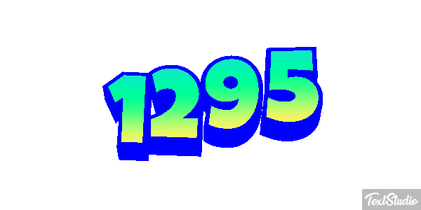 1295 Text effect