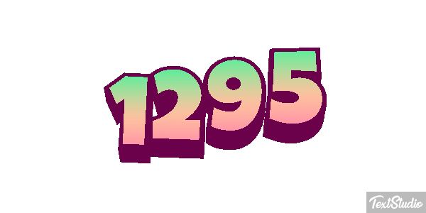 1295 Text effect