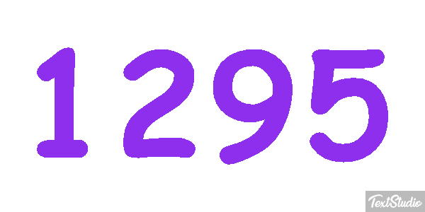 1295 Text effect