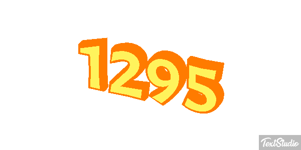 1295 Text effect