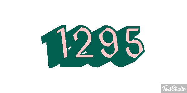 1295 Text effect