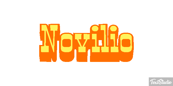 Novilio Efekt tekstowy
