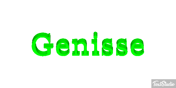 Génisse Effet de texte