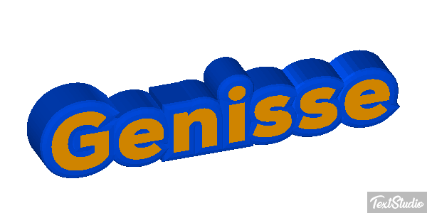 Génisse Effet de texte