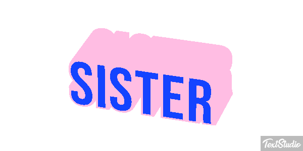 Sister Text effect