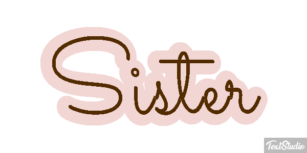 Sister Text effect