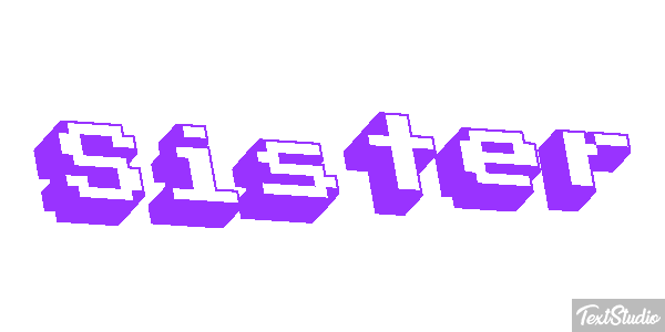 Sister Text effect