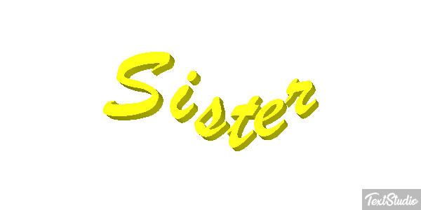 Sister Text effect