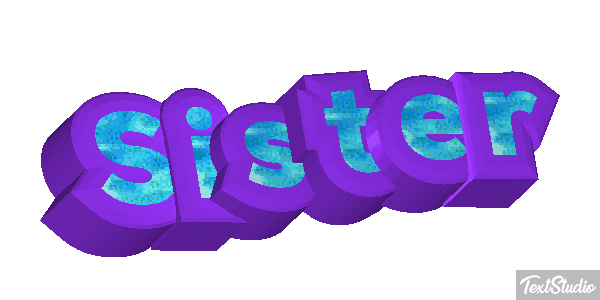 Sister Text effect