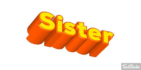 Sister Text effect