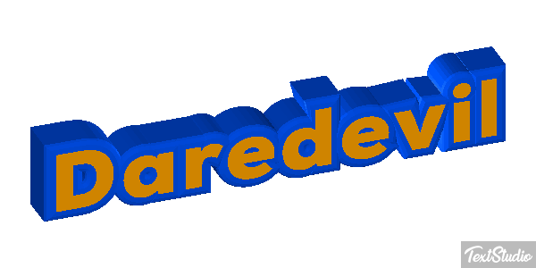 Daredevil Tekst effect