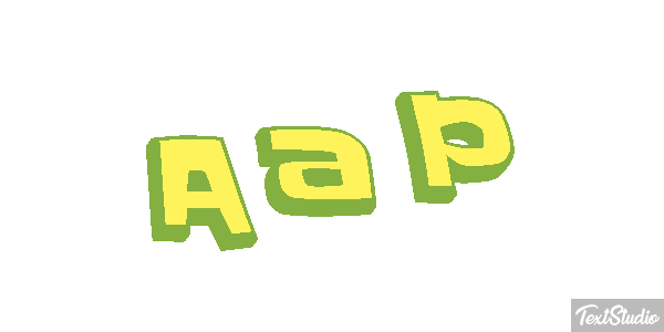 Aap Efeito do texto