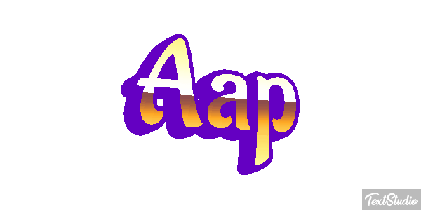 Aap Efeito do texto