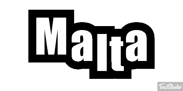 Malta Text effect