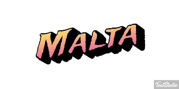 Malta Text effect
