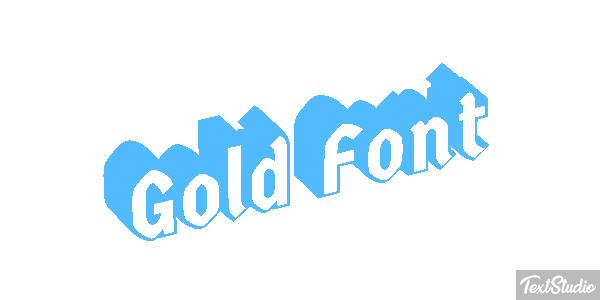 Gold Font Text effect