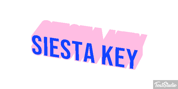 Siesta Key Efecto de texto