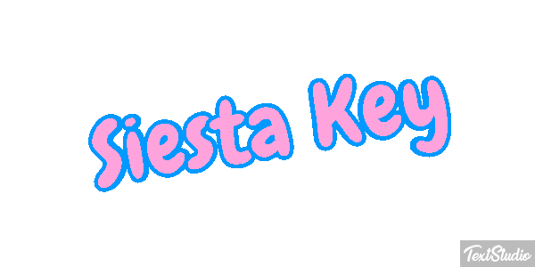 Siesta Key Efecto de texto