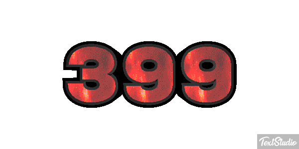 399 Tekst effect