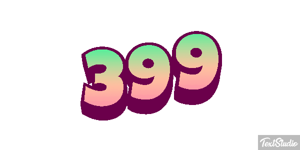 399 Tekst effect