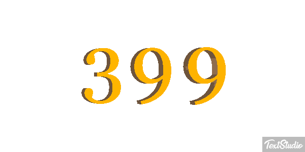 399 Tekst effect