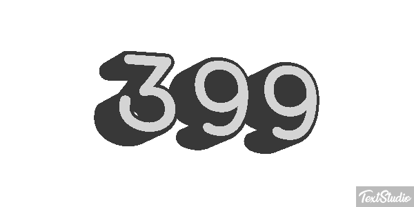 399 Tekst effect
