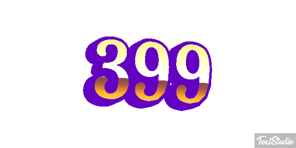 399 Tekst effect
