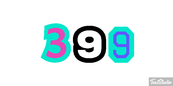 399 Tekst effect