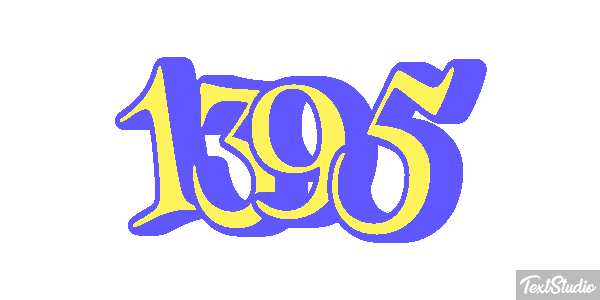 1395 Text effect