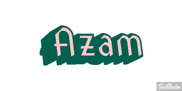 Azam Effetto testo