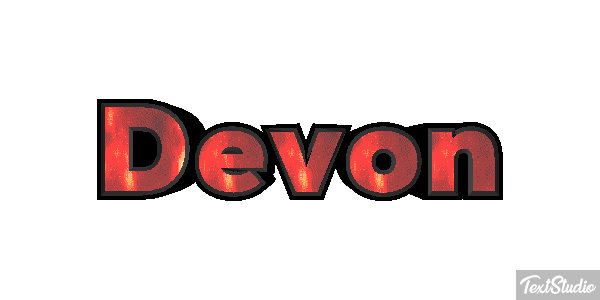 Devon Текстовый эффект