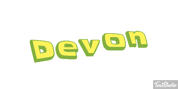 Devon Текстовый эффект