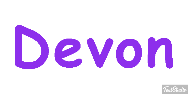 Devon Текстовый эффект