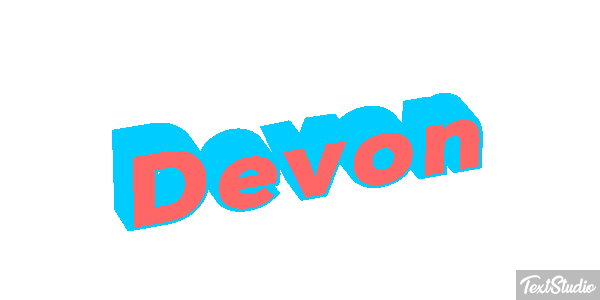 Devon Текстовый эффект