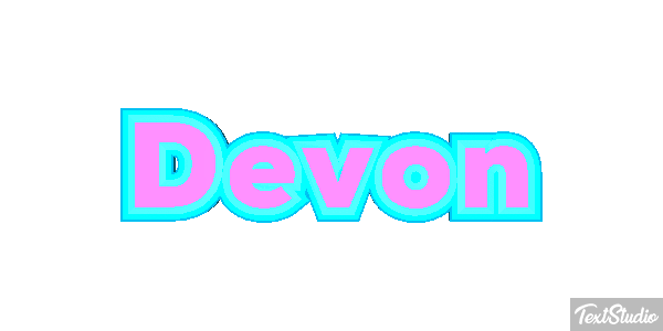Devon Текстовый эффект