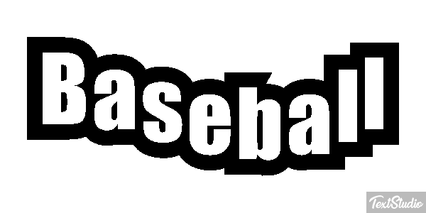 Baseball Efecto de texto