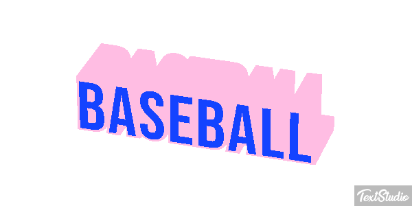 Baseball Efecto de texto